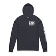 Load image into Gallery viewer, CHH UNIVERSITY font logo Hooded Long Sleeve
