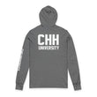 Load image into Gallery viewer, CHH UNIVERSITY font logo Hooded Long Sleeve
