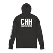 Load image into Gallery viewer, CHH UNIVERSITY font logo Hooded Long Sleeve
