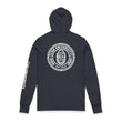 Load image into Gallery viewer, CHH UNIVERSITY round logo hooded long sleeve tee
