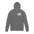 Load image into Gallery viewer, CHH UNIVERSITY font logo Hooded Long Sleeve
