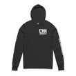 Load image into Gallery viewer, CHH UNIVERSITY font logo Hooded Long Sleeve
